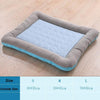 Cooling Ice Silk Pet Nest Pad, Blue, Medium (55x45cm) - Dog & Cat