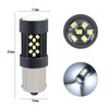 1 Pair 1156 12V 7W Strobe Car LED Fog Light(Purple Light)