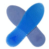 1 Pair Honeycomb Damping Flannel Soft Sport Shoes Insoles, Full Pads, Size: S / 35-40yards(Blue)