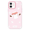 For iPhone 11 Skin Feeling Jelly TPU Hybrid PC Phone Case(Sports Baseball Pink)