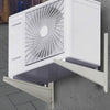 AC1512 1-2HP Thickened Cold Rolled Steel Air Conditioner Outside Unit Bracket Universal Air Conditioner Wall Mount Support