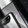 For Asus ROG Phone 7 / 7 Ultimate Clear PC + TPU Shockproof Phone Case(Black)