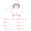 WT-TX5 USB Direct Insert Version Humidifier Mini Planet Cat Desktop Purifier(Pink)