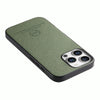 For iPhone 13 Pro Max Twill Fabric Leather Skin Back Phone Case(Green)