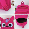Children Animal Backpack Student Leisure Lightening Backpack(Rose Red)