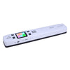 iScan02 WiFi Double Roller Mobile Document Portable Handheld Scanner with LED Display,  Support 1050DPI  / 600DPI  / 300DPI  / PDF / JPG / TF(White)