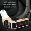 G7 Car Hands-Free Bluetooth FM Player MP3(Silver)