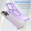 For iPhone 12 Pro Max MagSafe Frosted Translucent TPU + PC Full Coverage Phone Case(Dark Purple)