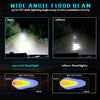 7 inch 18W 1800LM 3 Row LED Strip Light Working Refit Off-road Vehicle Lamp Roof Strip Light