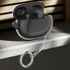 For Apple Beats Studio Buds / Buds+ Headphones Shape Clear Electroplated Acrylic Headset Protective Case(Black)