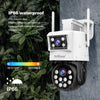 SriHome SH048 Dual Lens 2MP Colour Night Vision Security Camera, EU Plug