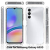 For Samsung Galaxy A05s Shockproof Clear Gradient PC + TPU Phone Case(Red)