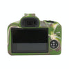 For Canon EOS R100 Glossy Soft Silicone Protective Case(Camouflage)