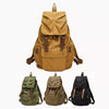 Retro Casual Canvas Travel Backpack 17 Inch Laptop Daypacks(Khaki)