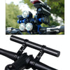 HLD-208 Mountainous Bicycle Carbon Fiber Handlebar Extension Frame Flashlight Bracket (Black)