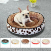 Warm Pink Oval Pet Bed, Medium (50x43cm) - Cat & Small Dog