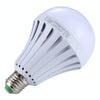 E27 12W SMD 5730 LED Bulbs, 24 LEDs 1080 LM 6000-6500K LED Intelligent Emergency Ball Steep Lights, AC 85-265V