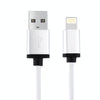 1m 3A 8 Pin to USB Data Sync Charging Cable for iPhone, iPad, Diameter: 4 cm(White)