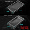 50 PCS Kraft Paper Phone Case Packaging Box  L Inner Tray   6.1-6.7 Inch(Blue)