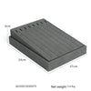 17x24x6cm Eight Bracelet Disc Gray Jewelry Display Microfiber Jewelry Props Display Rack