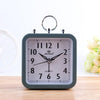 Candy Color Office Home Student Square Alarm Clock(Green)