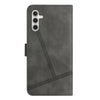 For Samsung Galaxy A16 4G / 5G Skin-feel Stitching Leather Phone Case(Grey)
