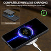 For Samsung Galaxy S25 5G LC.IMEEKE L5 Series Detachable RFID Card Bag Magsafe Phone Case(Black)