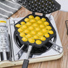 Household Non-stick Bakeware Mold QQ Egg Baking Tray(Black)