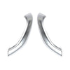 1 Pair Car Inside Doors Handle Pull Trim Cover 51417417513 for BMW X1 2016-, Left Driving (Silver)