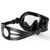 DM600 Silica Gel Diving Mask Swimming Goggles Diving Equipment for Adults (Red + Black)