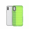 For iPhone XS / X High Transparency TPU Hybrid PC Airbag Phone Case(Transparent Green)