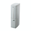 Bathroom Toilet Toilet Brush Integrated Pressing Open Lid Square Trash Can Set with Brush(Gray)