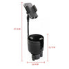 2 in 1 Multifunctional Car Cup Holder Extra Large Mobile Phone Holder(Black)