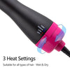 2 in 1 Multi-functional Comb Styling Rotating Hot Hair Dryer Straightener Curler US Plug