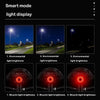 WEST BIKING Bicycle USB Charging Smart Brake Sensor Warning Tail Light(Sit Tube)