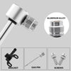 Manual Mini Portable Bicycle Aluminum Alloy Pump + Plastic glue-free tire patch + Tire lever (Black)