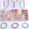 32 Grid  Acrylic Beaded Kids DIY Necklace Bracelet Toys With Color Box