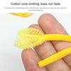 10 PCS Stretch Spandex Non Binding Elastic Shoe Laces (Yellow)