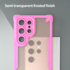 For Samsung Galaxy S24 Ultra 5G Armor Glaze PC Hybrid TPU Phone Case(Pink)