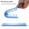 Automatic Pet Paw Cleaner Cup, M (10-14cm), Blue/White