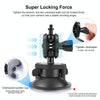 PULUZ 1/4 inch Magic Arm Suction Cup Mount (Black)