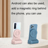 BBC-8 3 In1 Magnetic Absorption Wireless Charging Phone Stand Bluetooth Handheld Selfie Stick, Style: Upgrade Model(Purple)