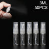 50 PCS Perfume Bottle Spray Bottle Perfume Bottle Empty Bottle, Capacity:3ML (Transparent)