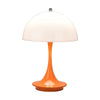 USB Charging Mushroom Desk Lamp Touch Eye Protection Bedroom Bedside Lamp(Orange)