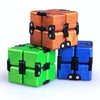 Creative Decompression Puzzle Smooth Fun Infinite Magic Cube Toy(Green)