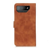 For Asus Zenfone 7 KHAZNEH Retro Texture Leather Phone Case(Brown)