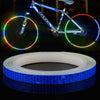 3 Rolls Bicycle Mountain Bike Motorcycle Sticker Car Contour Reflective Sticker Night Riding Reflective Sticker 1 x 800cm(Blue)