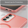 For Samsung Galaxy S23+ 5G MagSafe Frosted Translucent TPU + PC Full Coverage Phone Case(Red)