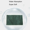 50x80cm Bedroom Doorway Fine Chenille Absorbent Floor Mat Bathtub Mat Bathroom Non-Slip Foot Mat(Green)