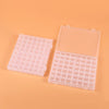 56 Slots Transparent Plastic Storage Box Jewelry Nail Art Rhinestone Bead Box, Color: Transparent